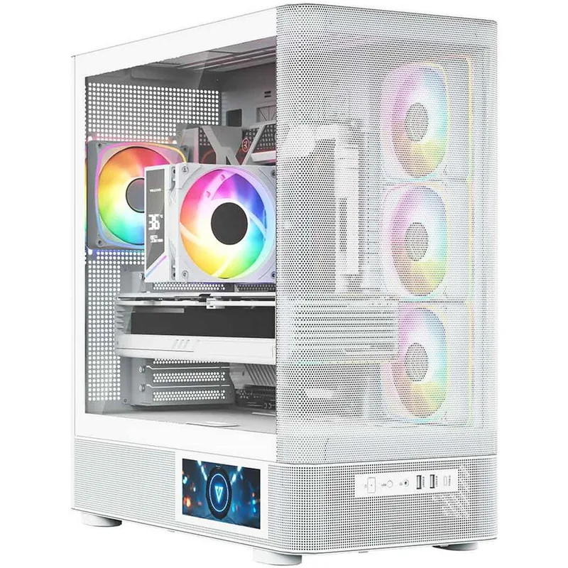 Modecom Volcano AQ400 ARGB Midi Alb