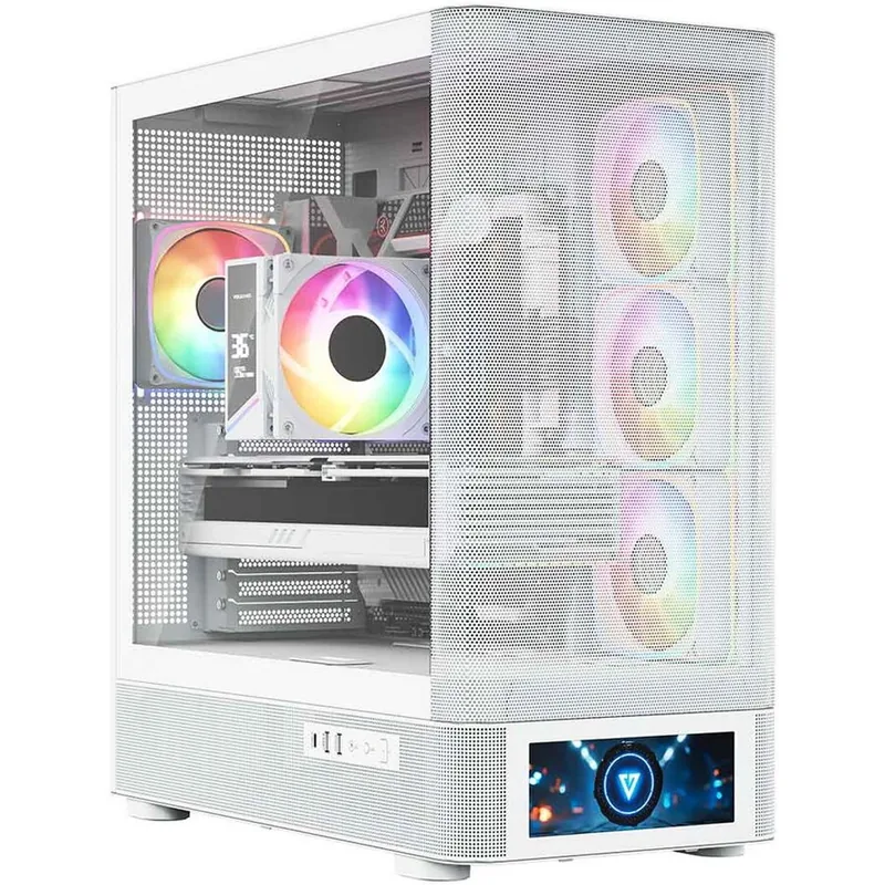 Modecom Volcano AQ500 ARGB Midi Alb