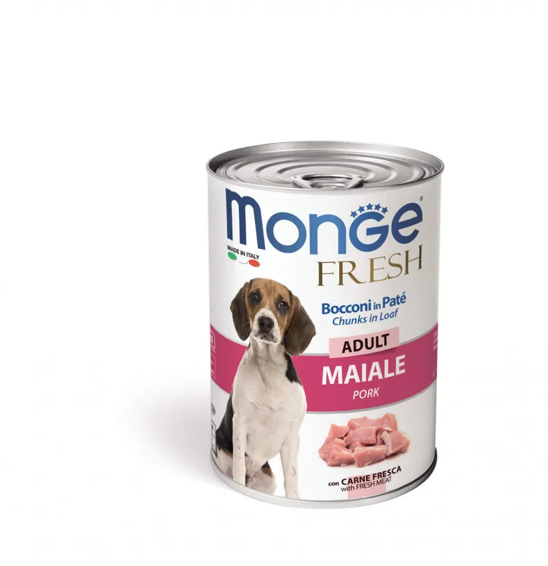 Monge Fresh Chunks Adult Porc 4x400g