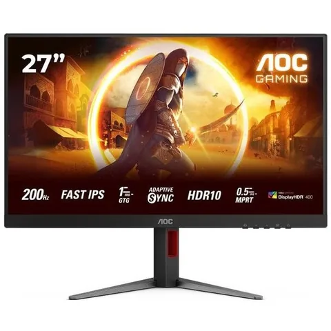 AOC 27G4HA 27inch Full HD 200Hz 1ms Fast IPS HDMI DisplayPort Boxe Pivot Negru