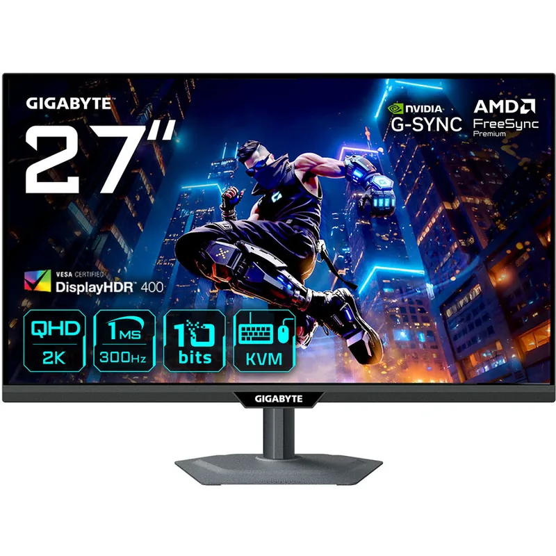 Gigabyte M27Q3 EK 27Inch QHD 300Hz IPS Negru