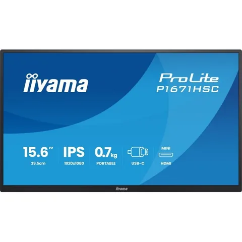 Iiyama P1671HSC-B1 Negru