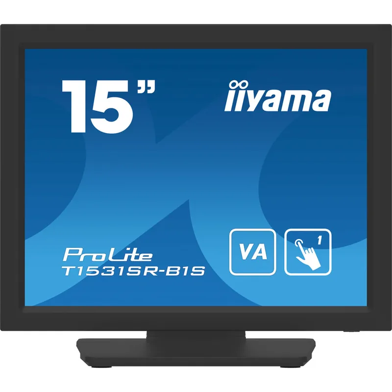 iiyama T1531SR-B1S Touchscreen Negru