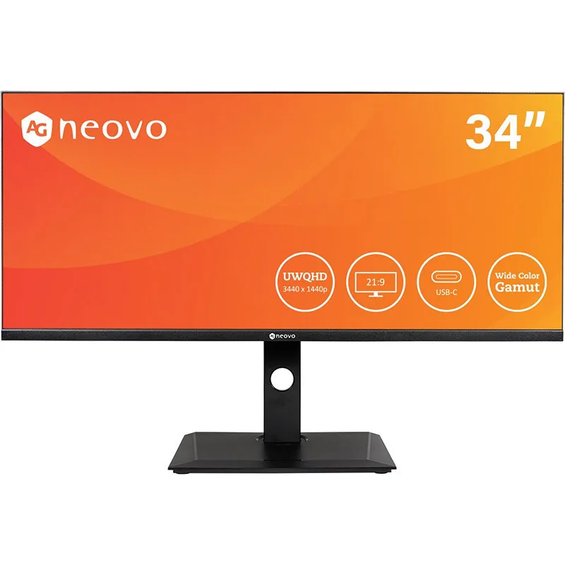 AG neovo DW-3401 34inch UWQHD Negru