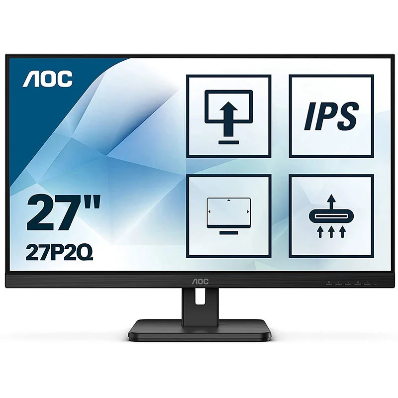 AOC 27P2Q 27inch Full HD IPS 75Hz Boxe Pivot Negru