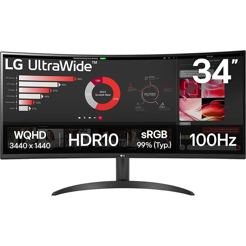 LG 34WR50QK-B Negru