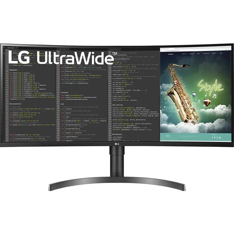 LG 35WN75CP-B 35 Inch UltraWide VA 100Hz Curbat