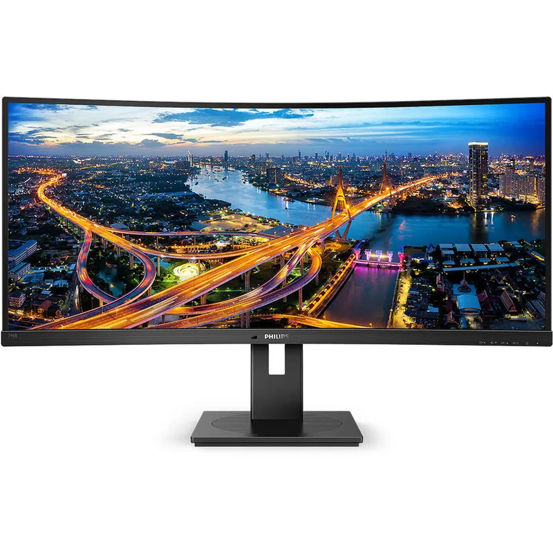 Philips 346B1C/00 34inch Curved 100Hz Boxe Negru