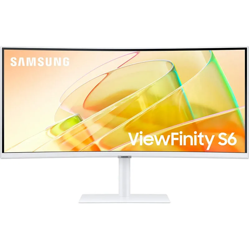 Samsung ViewFinity S6 S65TC Curbat Alb