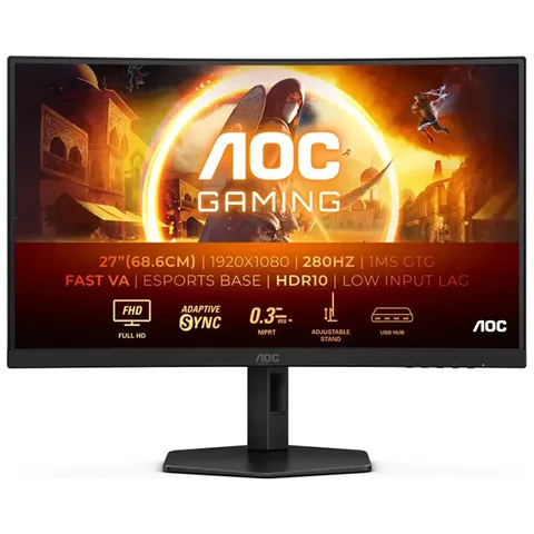 AOC C27G4ZXU Negru