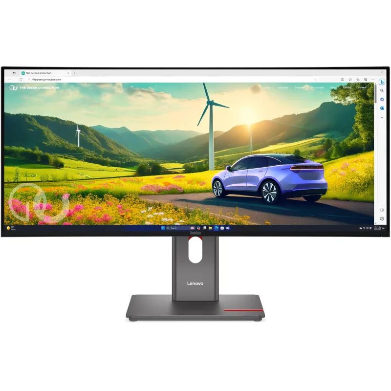 Lenovo ThinkVision P34WD-40 34 Inch WQHD 120 Hz Negru Gri