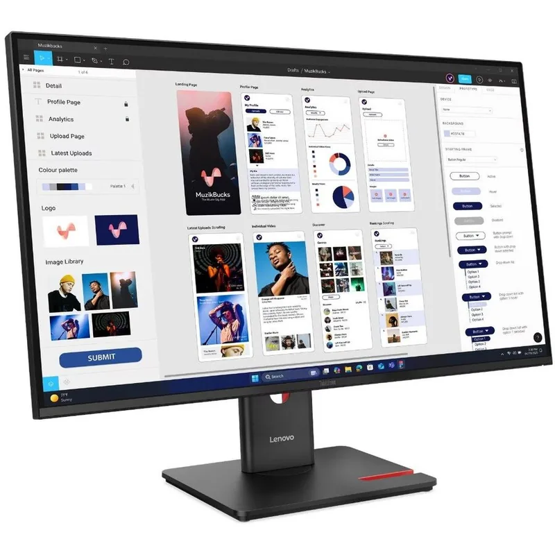 Lenovo ThinkVision T32UD-40 31.5inch Negru