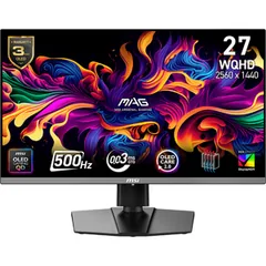 MSI MAG 272QP QD-OLED X50 26.5inch 500 Hz Negru