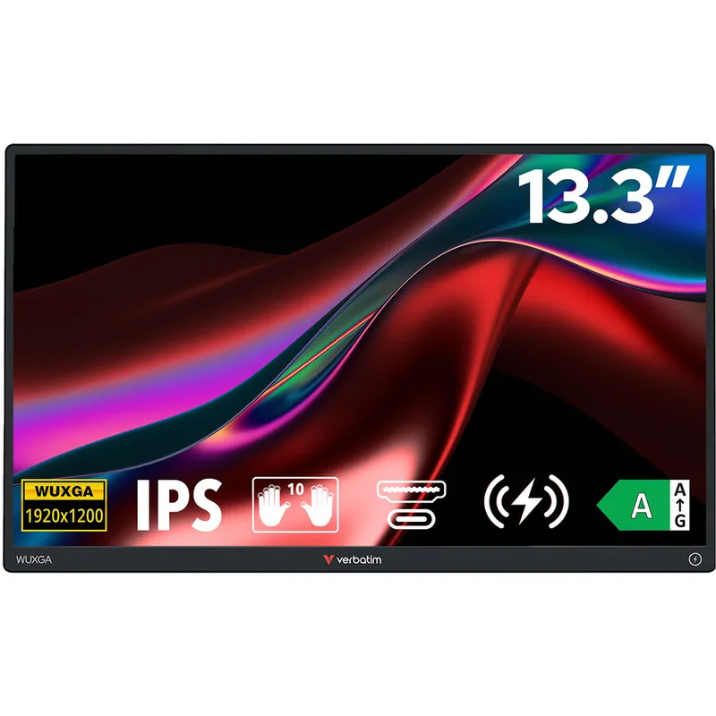 Verbatim 32087 13.3inch Touchscreen Negru