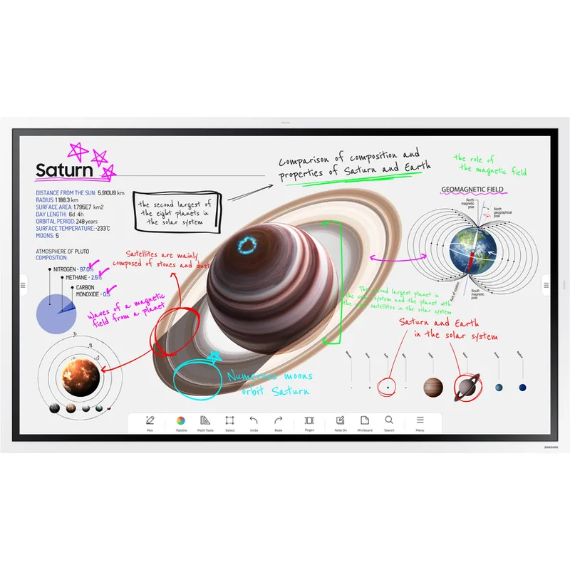 Samsung WM55B 55inch Alb