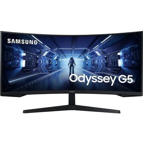 Samsung Odyssey G5 34inch WQHD 165Hz Curbat Negru