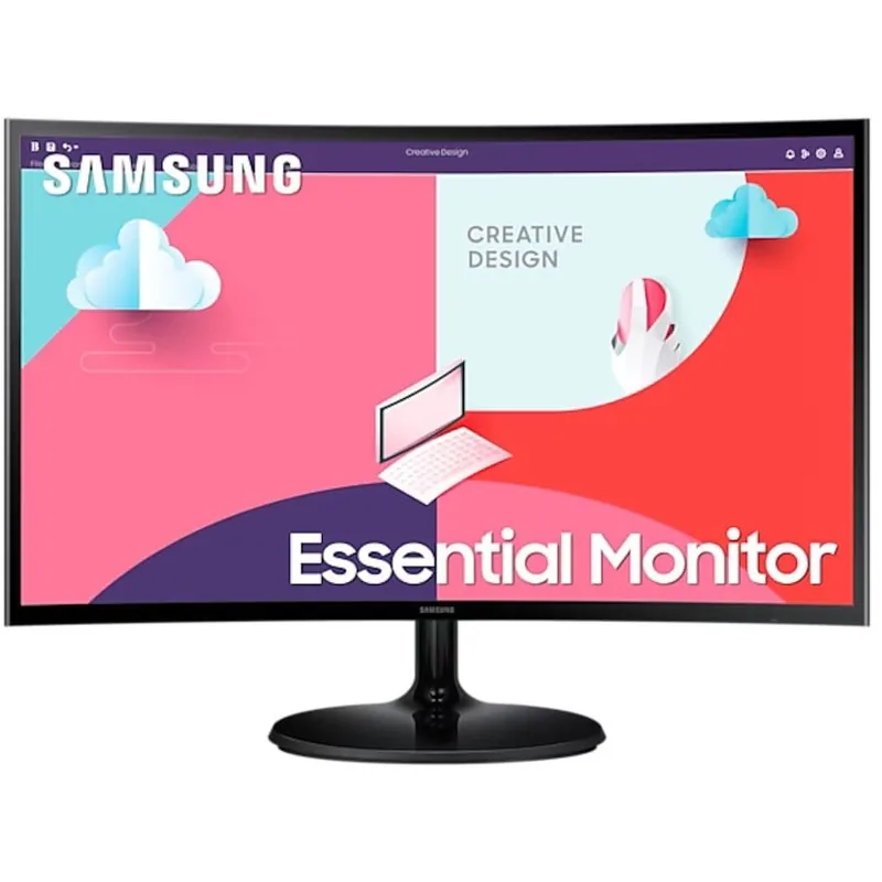 Samsung Essential S36C 27 Inch Curba Negru