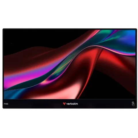 Monitor Portabil Verbatim 14inch FHD Touchscreen 2x USB-C HDMI Negru