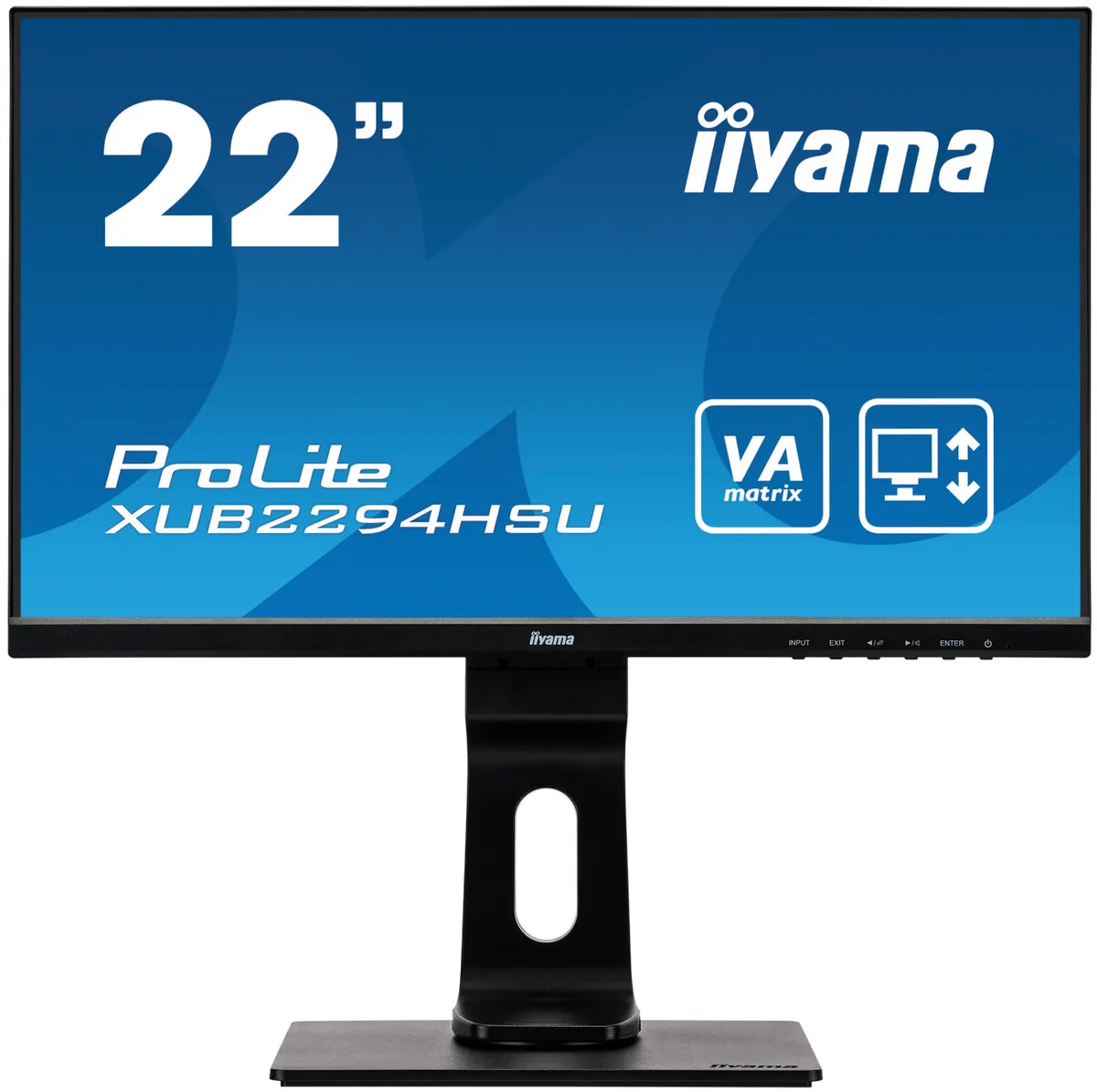 IIYAMA XUB2294HSU-B1 Negru