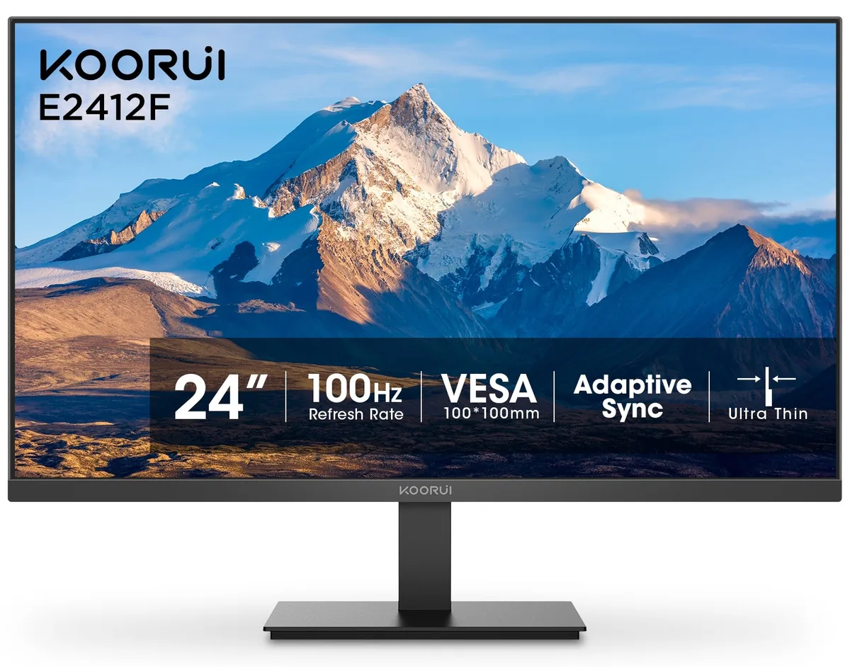 KOORUI E2412F 24'' FHD VA 100Hz Negru