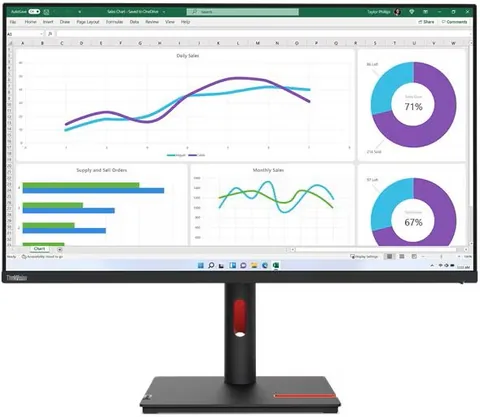 Lenovo ThinkVision T32h-30 31.5 Inch IPS LED Negru