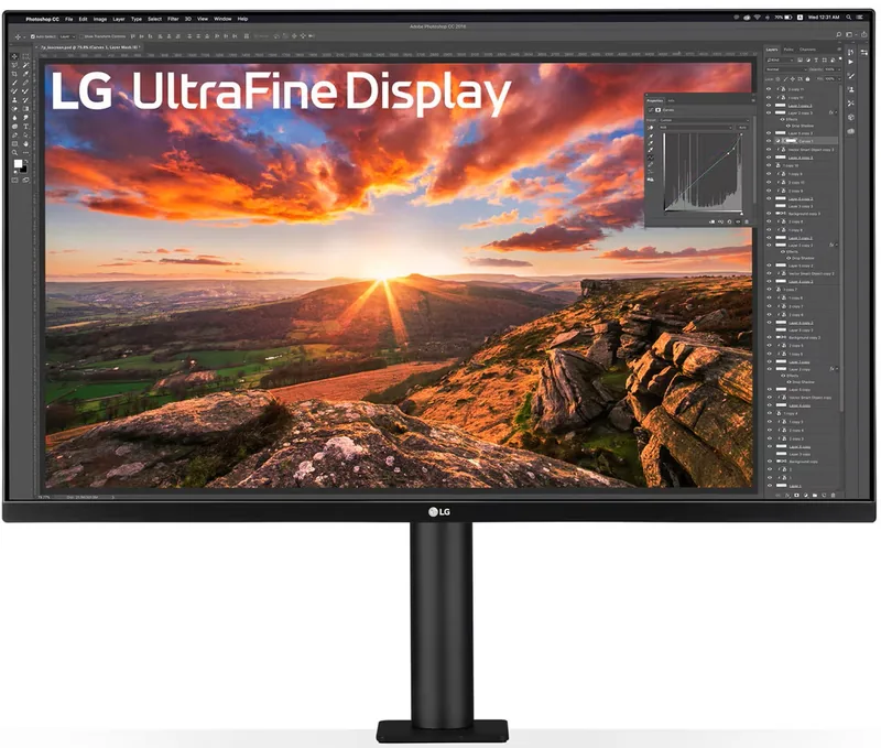 LG UltraFine Ergo 32UN880K-B Negru
