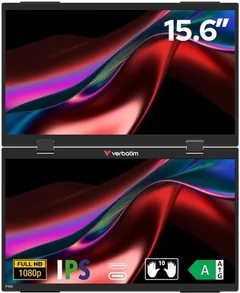 Verbatim Portable Dual Monitor Essentials 15.6''