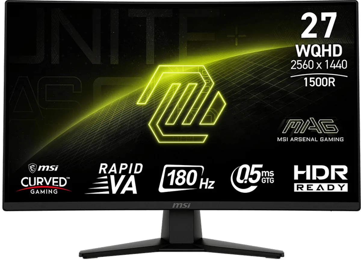 MSI MAG 274CQF 27" Curved 180Hz Gaming Monitor