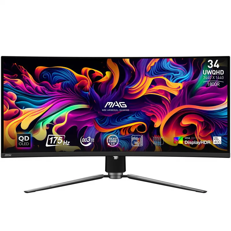 MSI MAG 341CQPDE QD-OLED Curbat