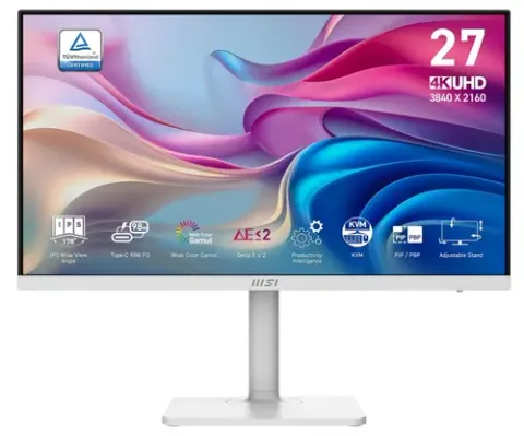 MSI Modern MD272UPHW Boxe Pivot Alb