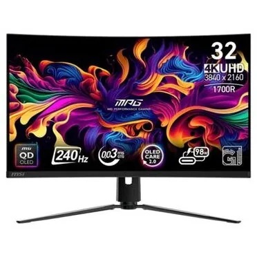 MSI MPG 321CURXDE OLED 31.5 inch 4K UHD Negru