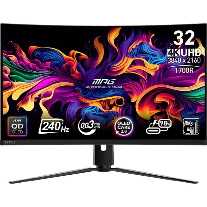 MSI MPG 321CURXDE QD-OLED Negru