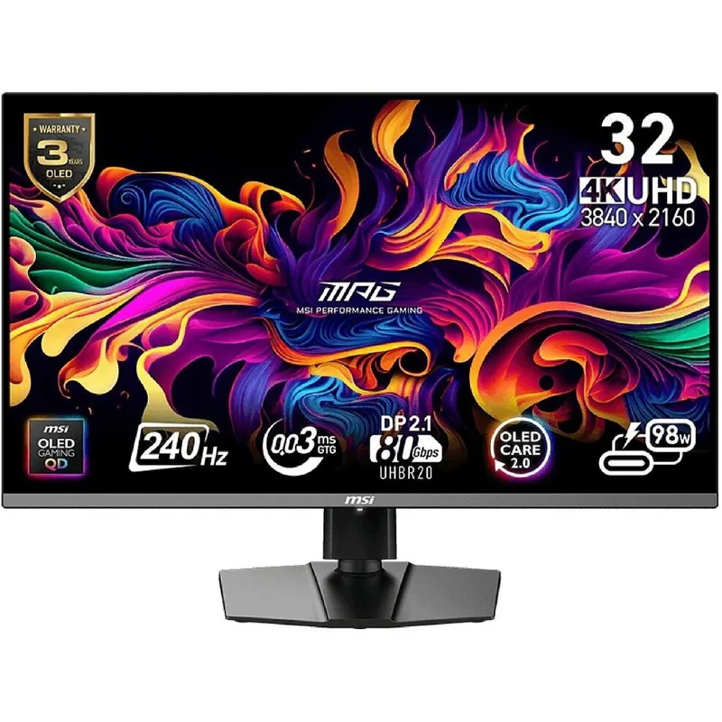 MSI MPG 322URXDE QD-OLED Negru