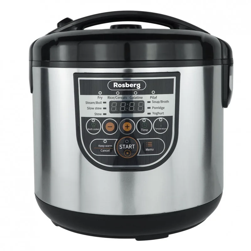 Multicooker Rosberg R51985E5 5L 780W 10 Programe Inox Negru
