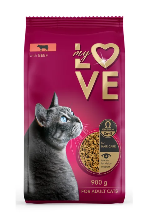 Hrana Uscata pentru Pisici My Love Adult Vita 900g