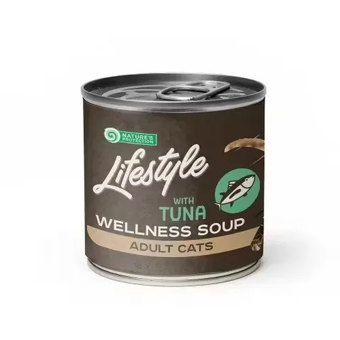 Supa pentru Pisici Natures Protection Lifestyle Sensitive Digestion Tuna 140ml