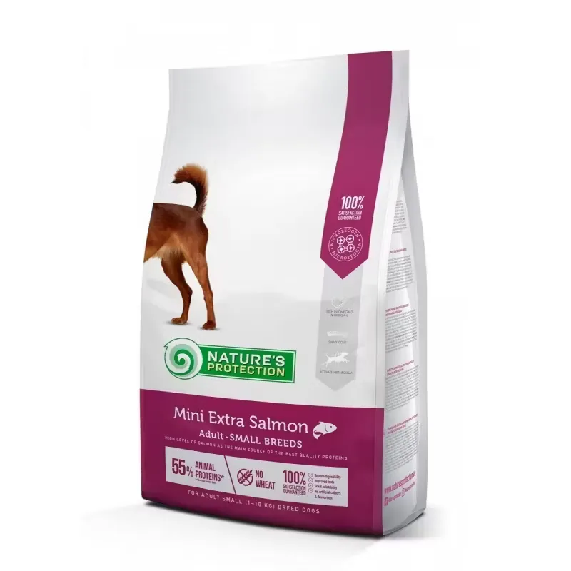 Hrana Uscata pentru Caini Natures Protection Dog Mini Extra Salmon 7.5kg