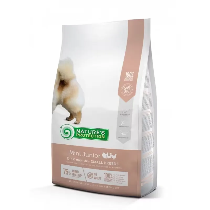 Hrana Uscata Caini Natures Protection Dog Mini Junior 2-12 Luni 7.5kg