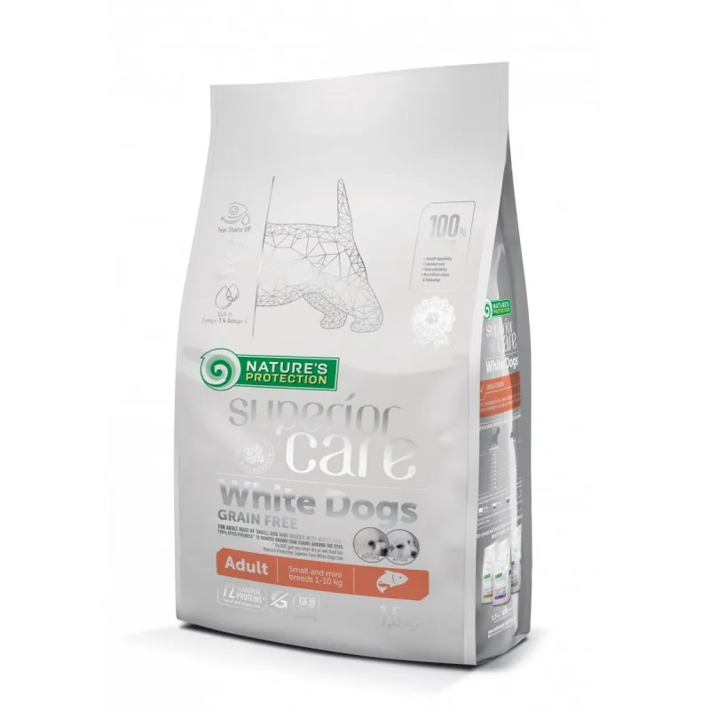 Nature's Protection Superior Care Hrana Uscata Caini 1.5kg Somon Adulti Talie Mica