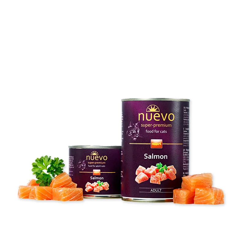 Conserva pentru Pisici Nuevo Cat Somon 400g