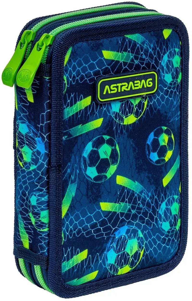 Neceser Astra Football cu Accesorii 2 Fermoare