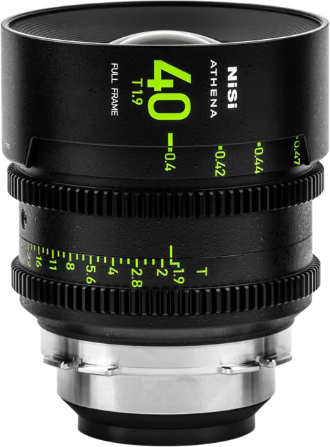 NiSi Athena Prime 40mm T1.9 E-Mount Fara Filtru Drop-In 77mm 300°