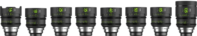 NiSi Athena Prime Master Set 8 Obiective Cine PL-Mount 14-135mm T1.9-T2.4