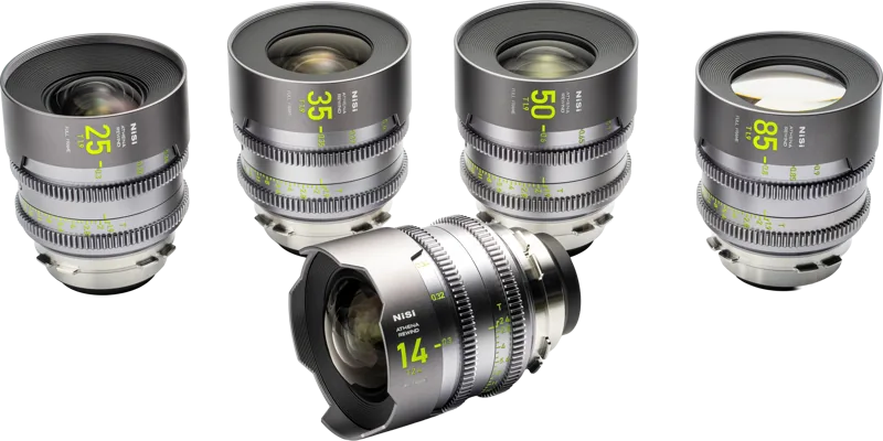 NiSi Athena Prime Rewind Set 5 Obiective Cinema PL 14-85mm T1.9-T2.4 Vintage Reglabil - imagine 2