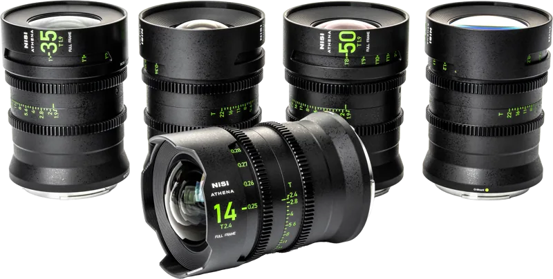 NiSi Athena Prime Set 5 Obiective Cine Fuji G-Mount 14-85mm