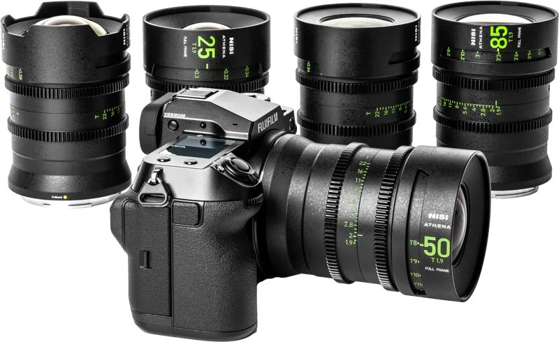 NiSi Athena Prime Set 5 Obiective Cine Fuji G-Mount 14-85mm - imagine 2