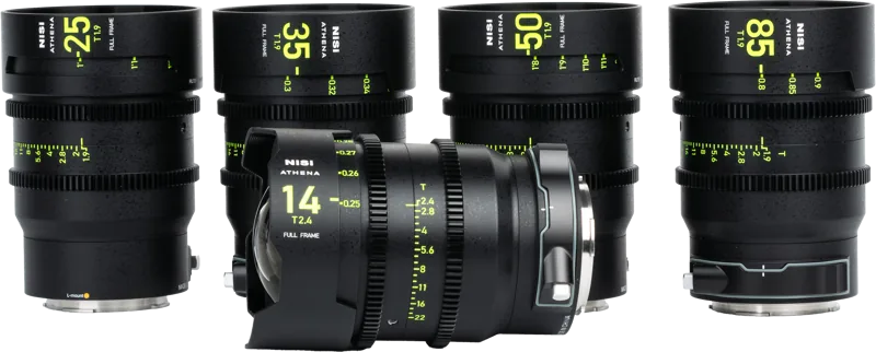 NiSi Athena Prime Set Cine 5 Obiective L-Mount