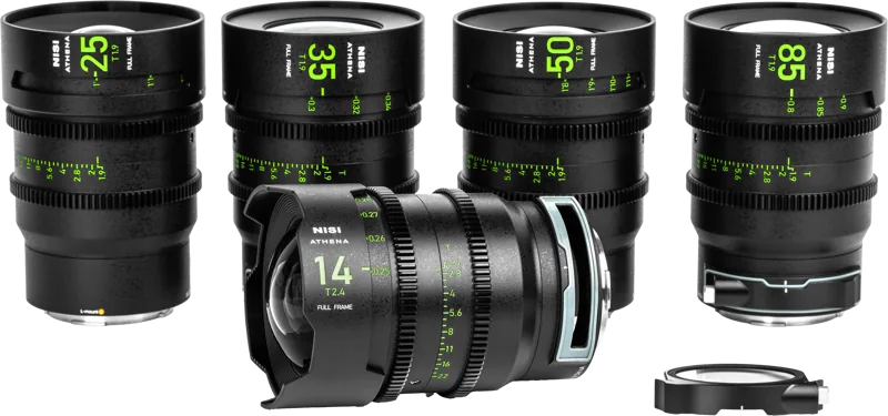NiSi Athena Prime Set Cine 5 Obiective L-Mount - imagine 2