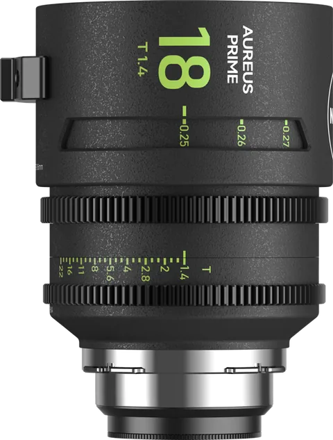 Nisi Aureus Prime 18mm T1.4 Montura PL Full-Frame Zero Focus Breathing
