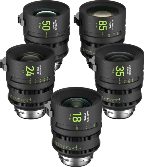 NiSi Aureus Prime PL T1.4 Set 18mm 24mm 35mm 50mm 85mm Husa Rigida - imagine 2